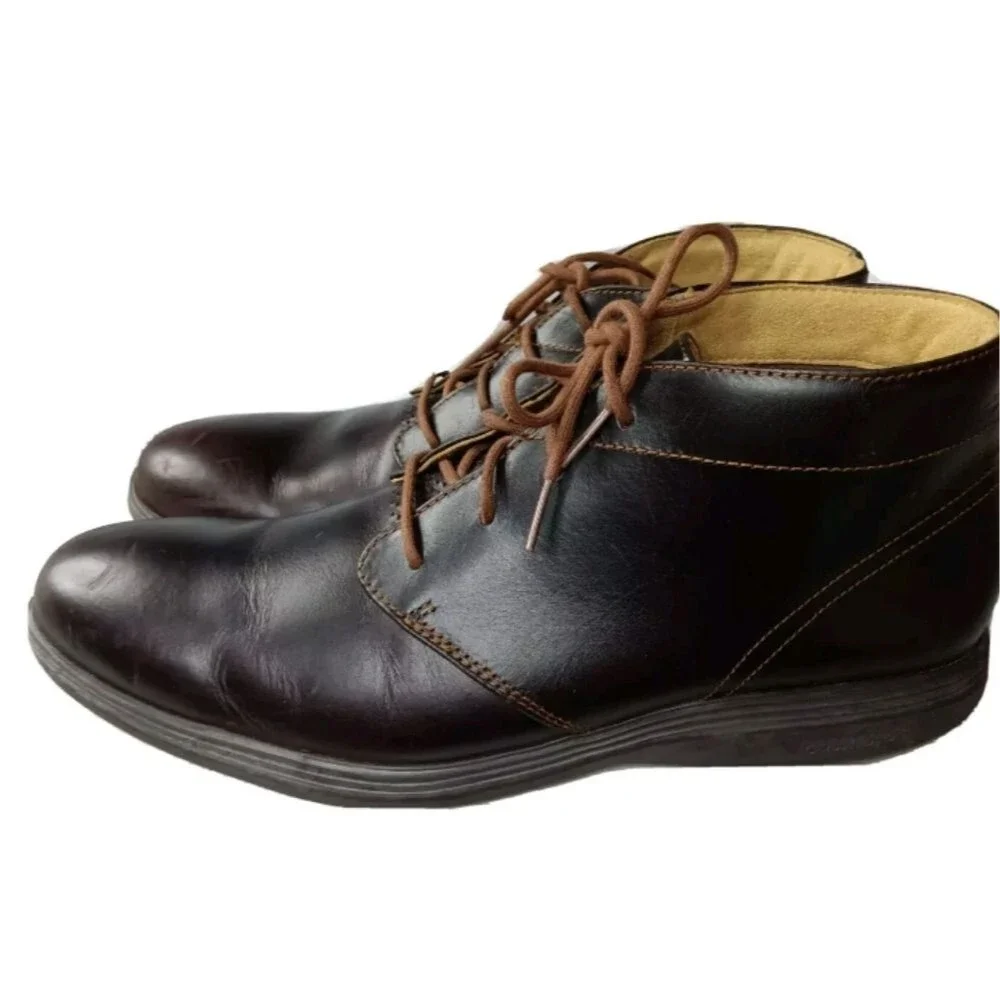 Cole Haan Grand Tour Chukka Size 12M Woodbury Leather-Java